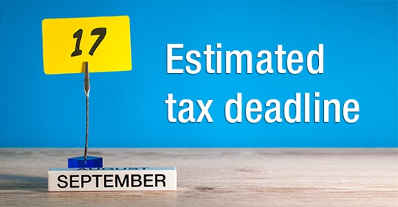 Do You Need to Make an Estimated Tax Payment by September 17?